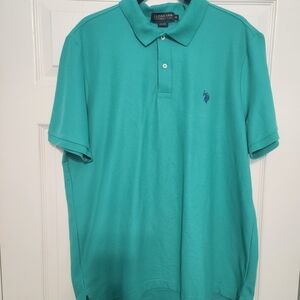 U.S. Polo ASSN. Men’s Polo Shirt XL Green Made In India